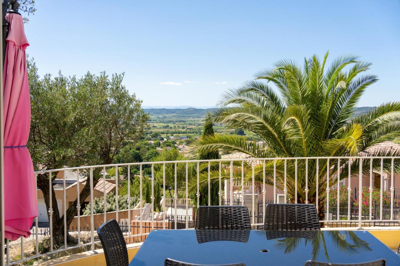 Appartements Vue Panoramique Avec Piscine Et Jacuzzi Langlade Exterior foto